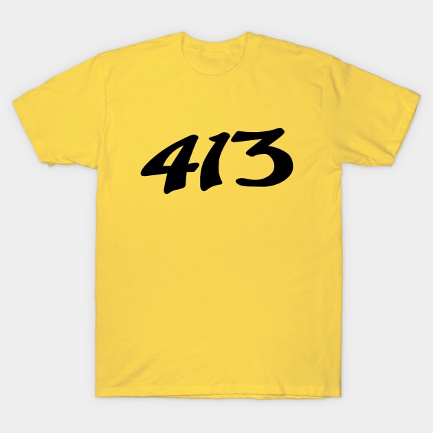 413-Rock-Number Only T-Shirt by Rockat413